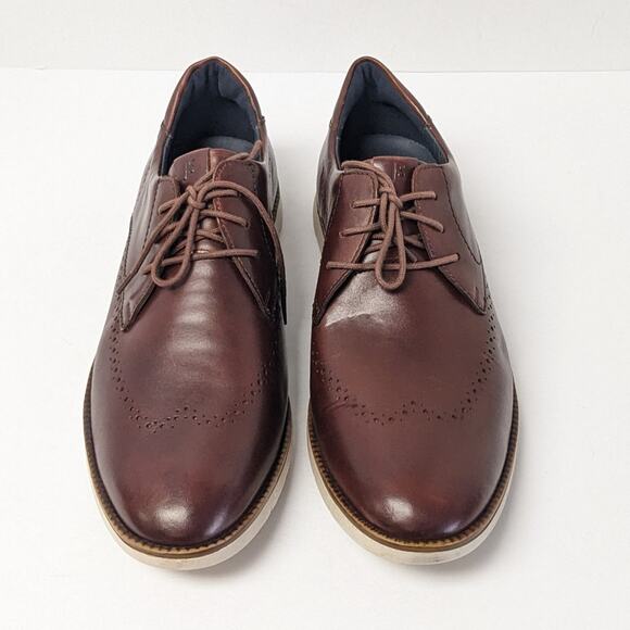 Josef Seibel Tyler Dress Shoes, Brown Leather, Men\'s 43 EU (9.5-10) main image 7